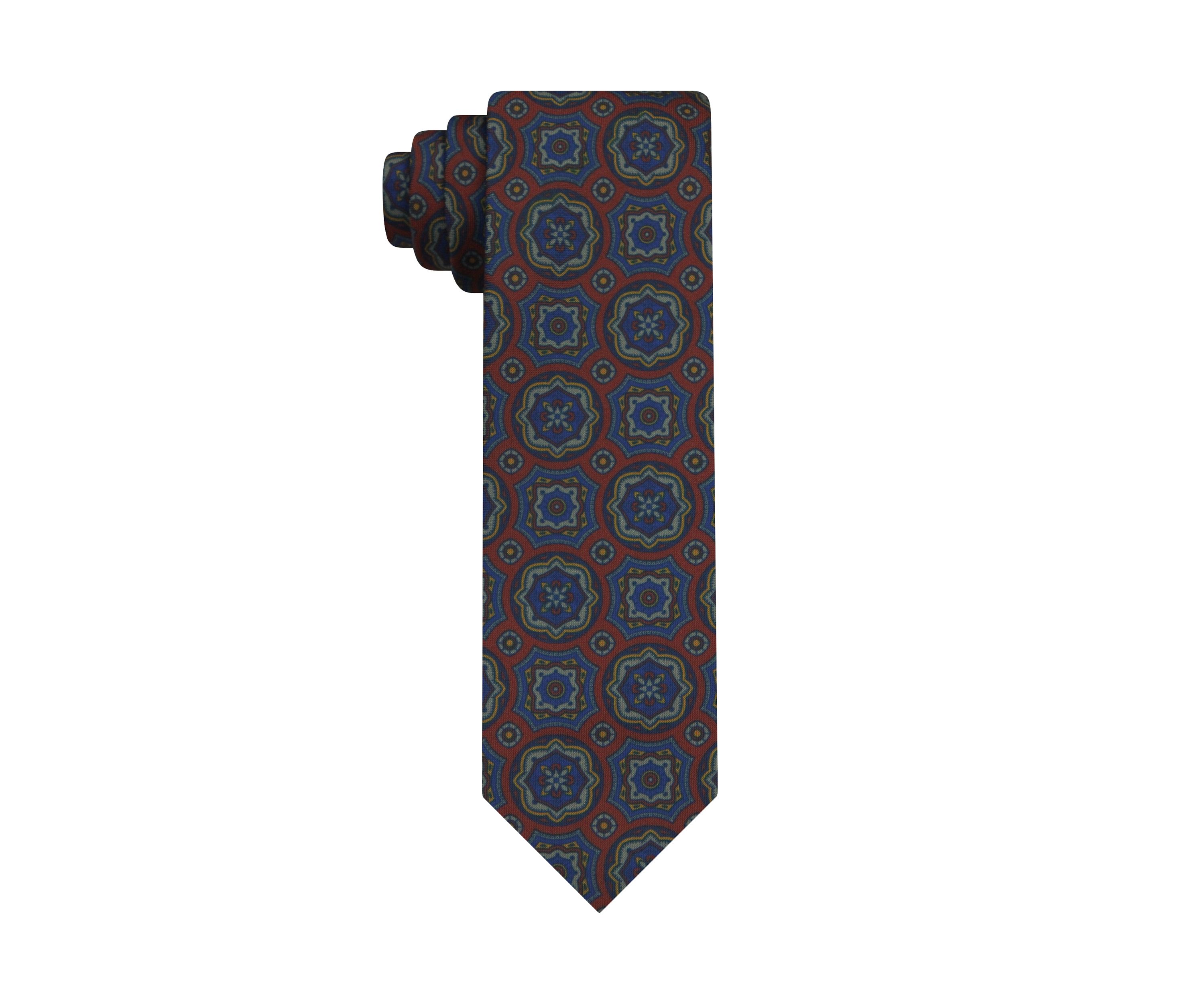 Ancient Madder Medallion Printed Tie