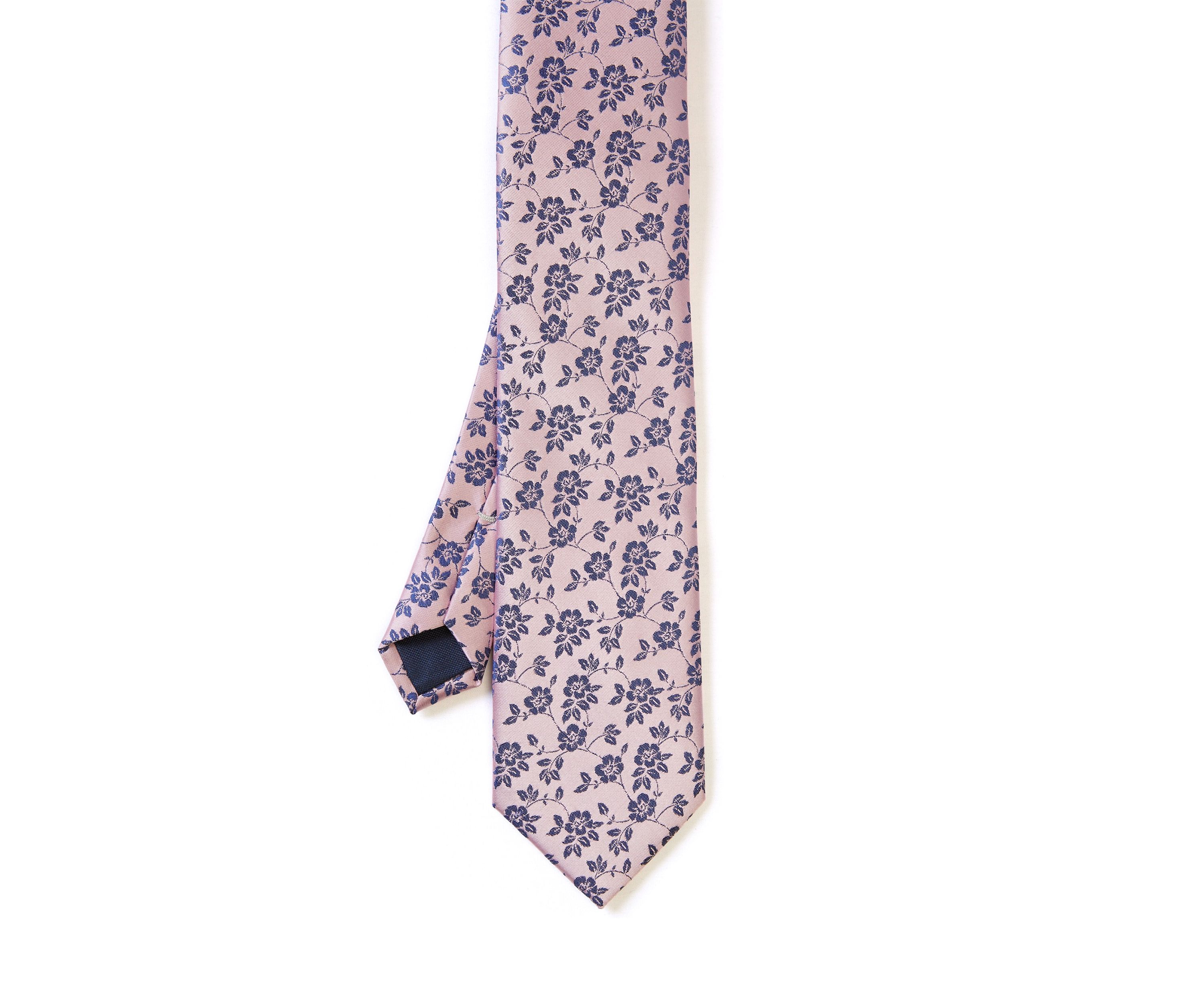 Simple Floral Printed Tie
