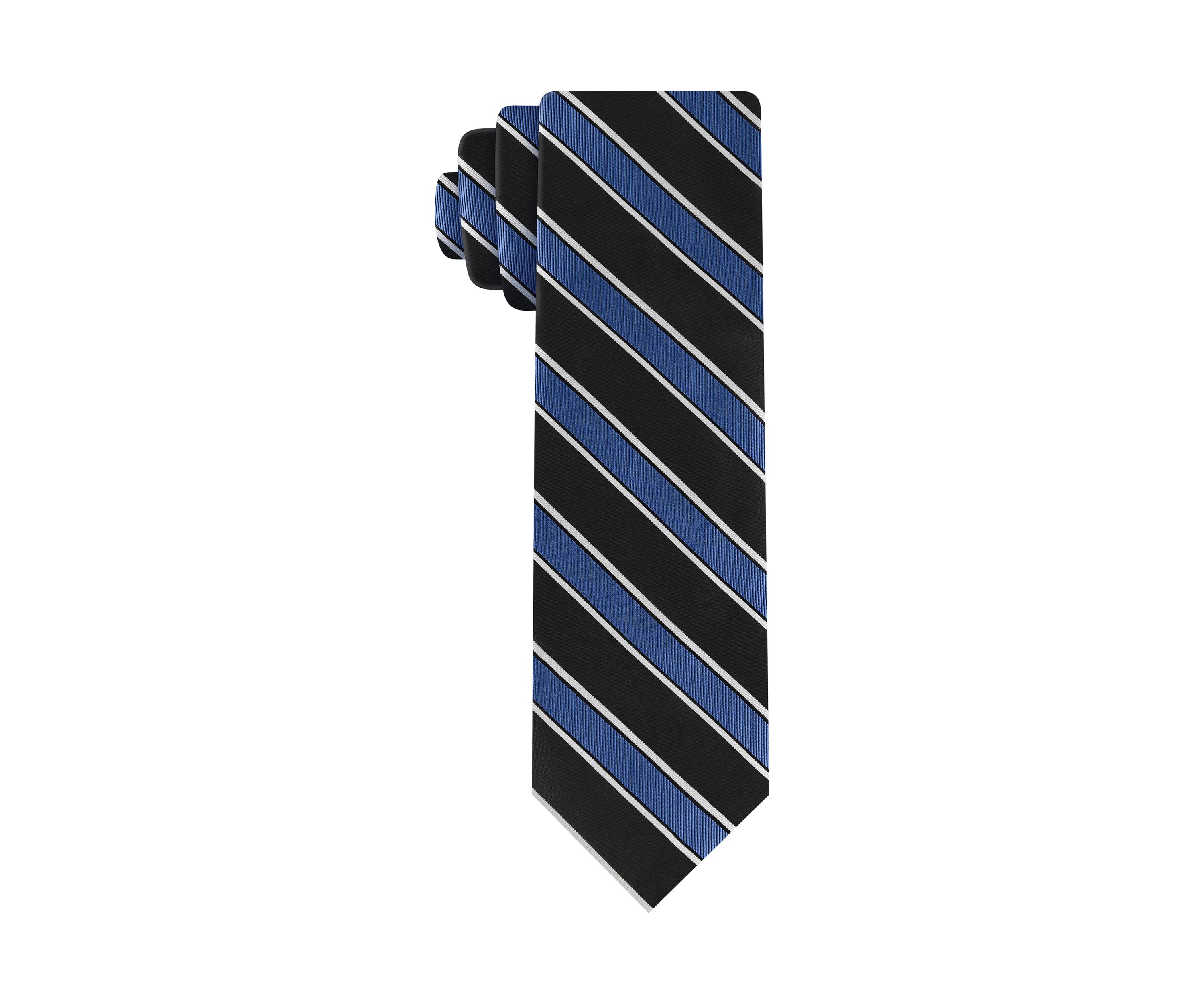 Satin Bar Stripe Tie 