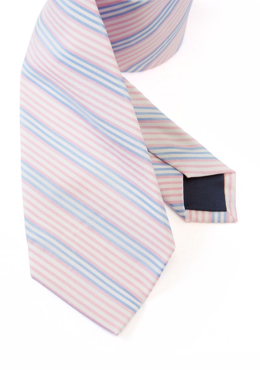 Multi Bar Seersucker Stripe Tie