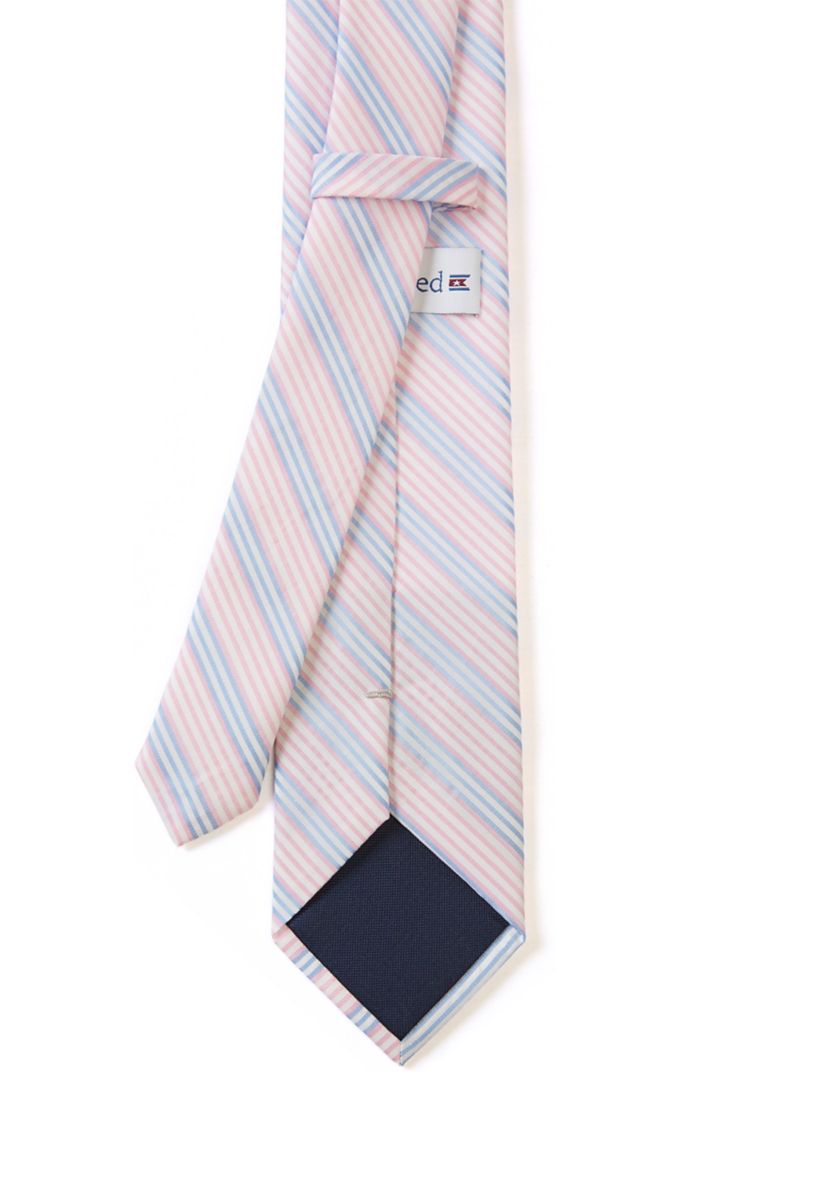 Multi Bar Seersucker Stripe Tie