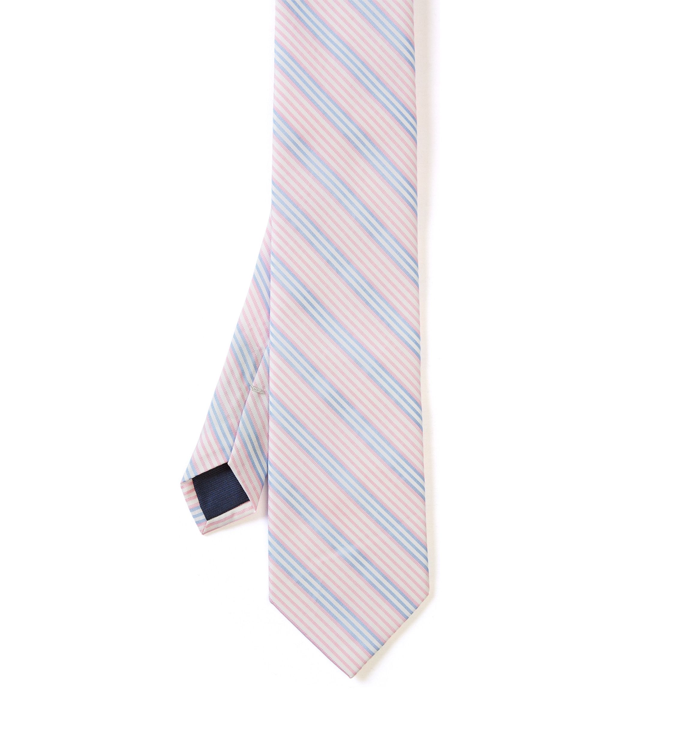 Multi Bar Seersucker Stripe Tie