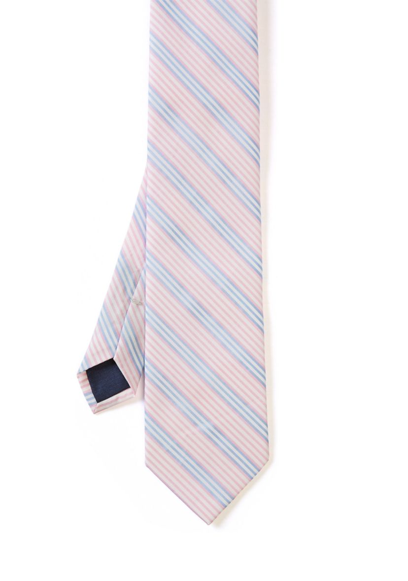 Multi Bar Seersucker Stripe Tie