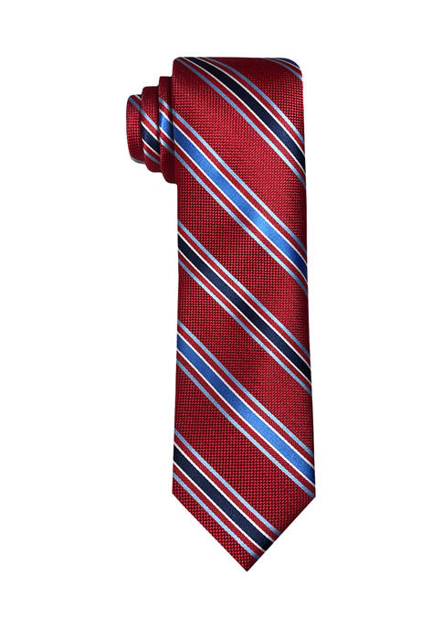 Saddlebred Alternating Bar Striped Tie