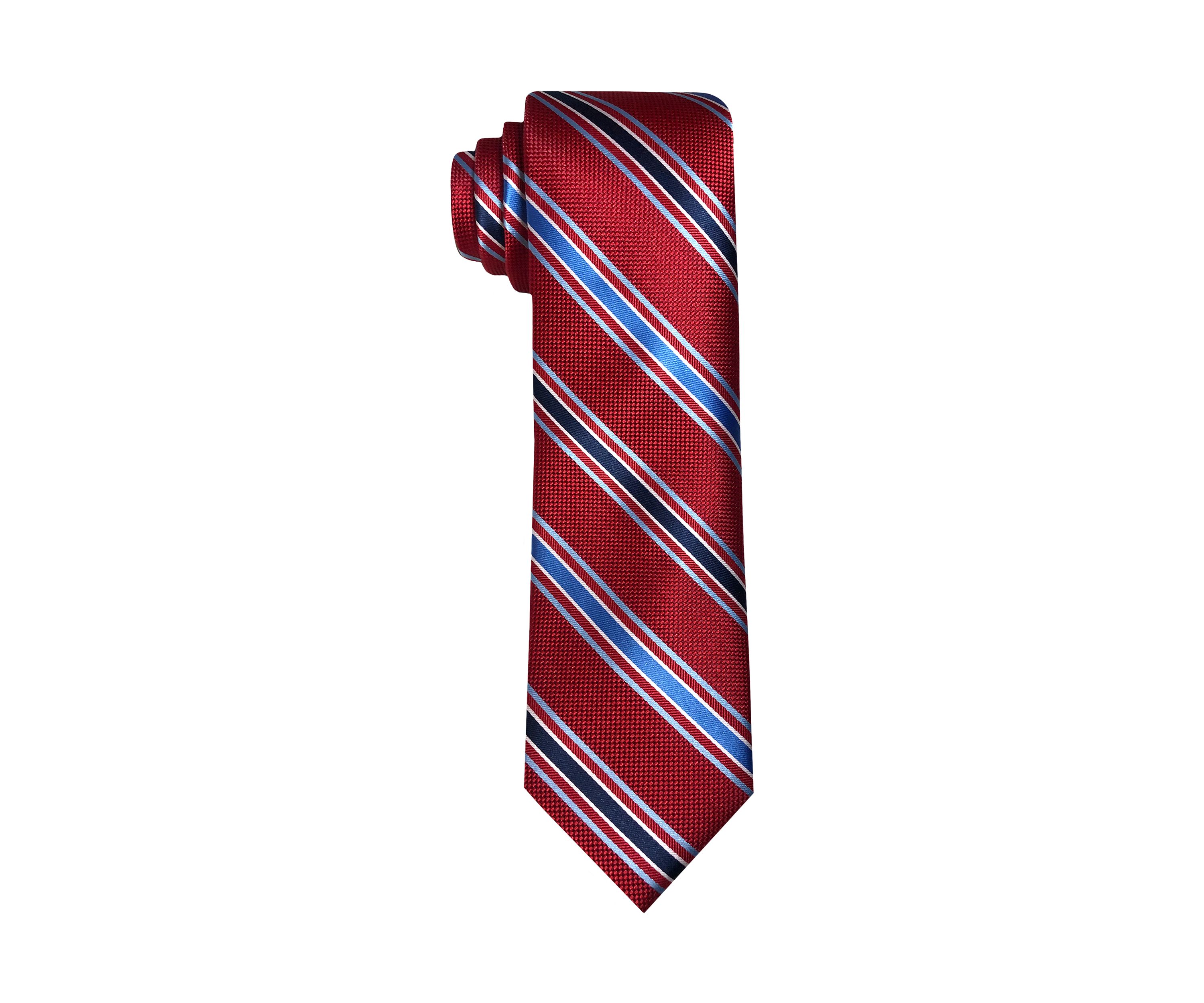 Alternating Bar Striped Tie