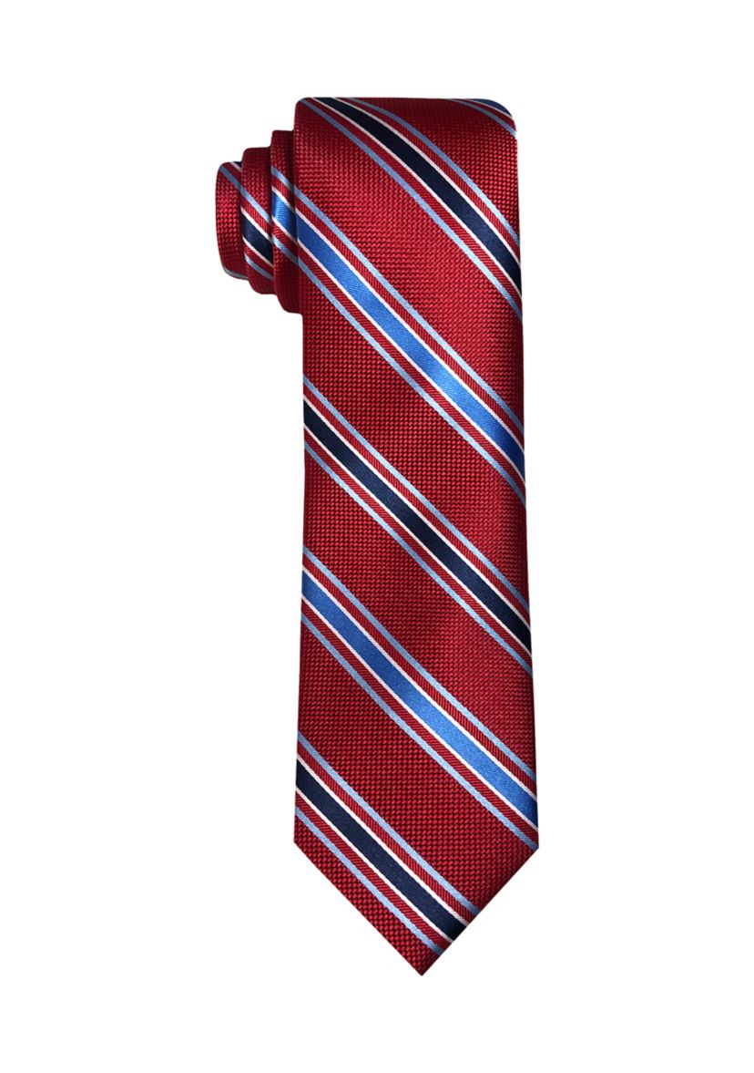 Alternating Bar Striped Tie