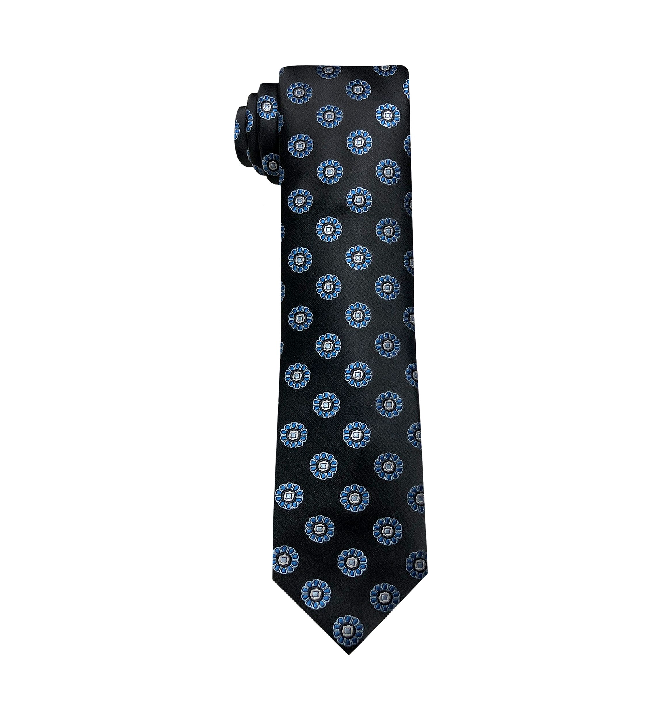 Open Ground Medallion Tie 