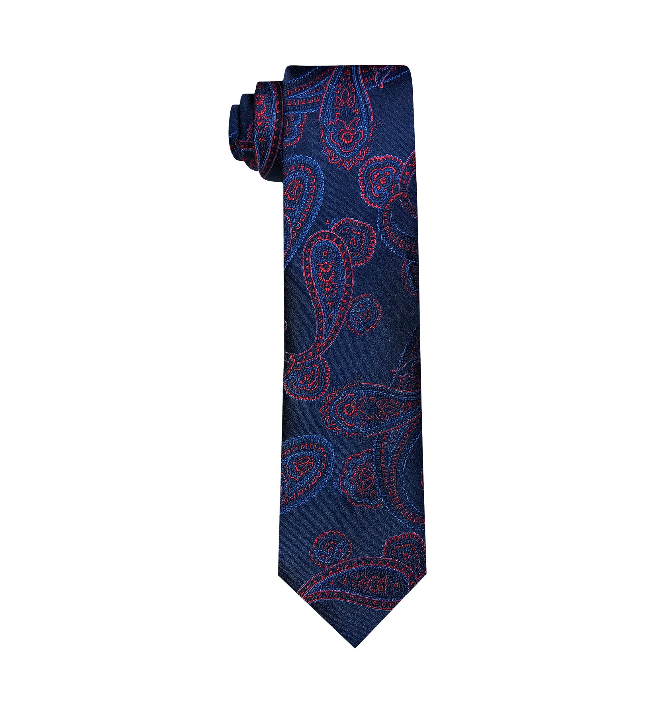 Satin Ground Paisley Tie