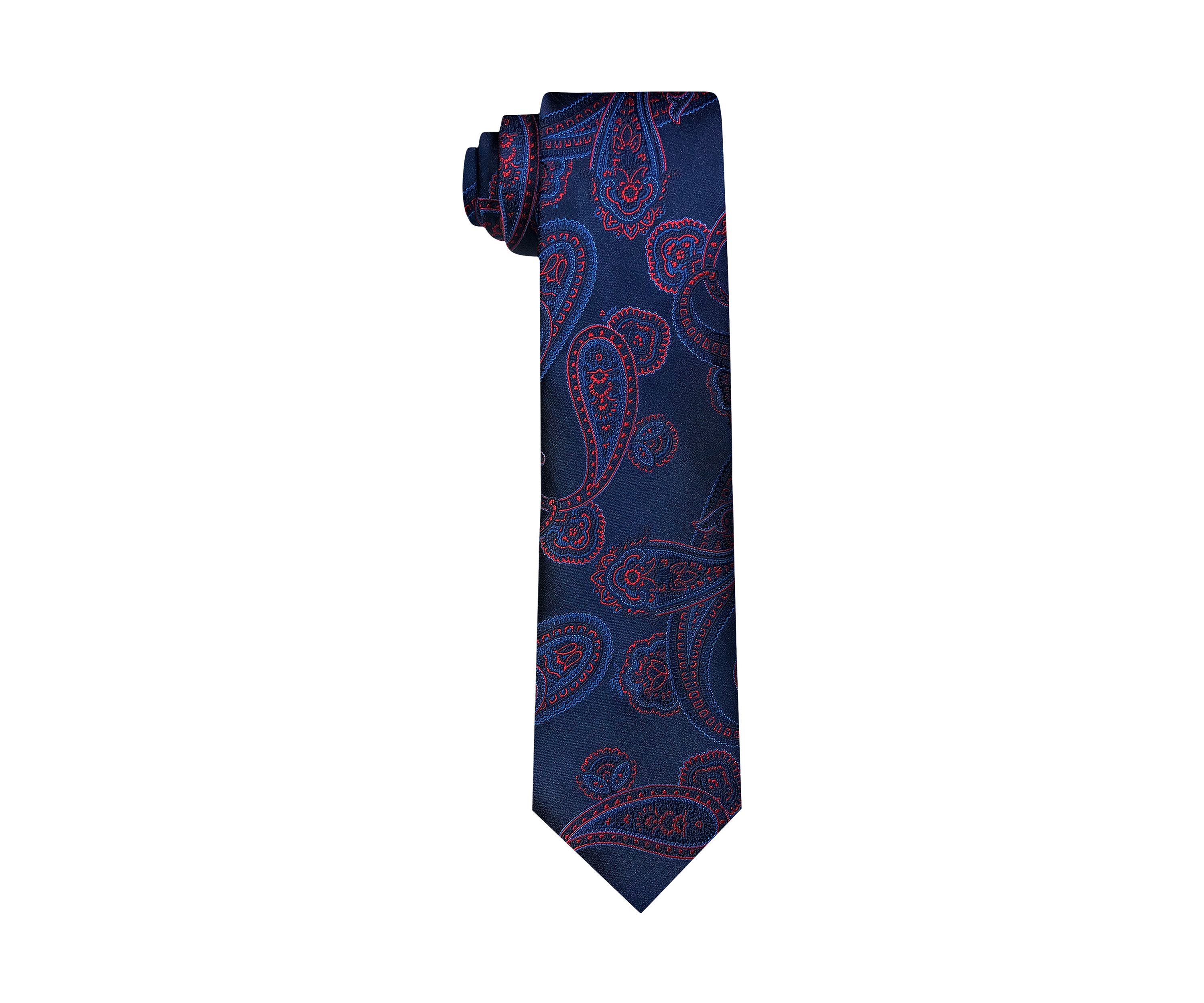 Satin Ground Paisley Tie