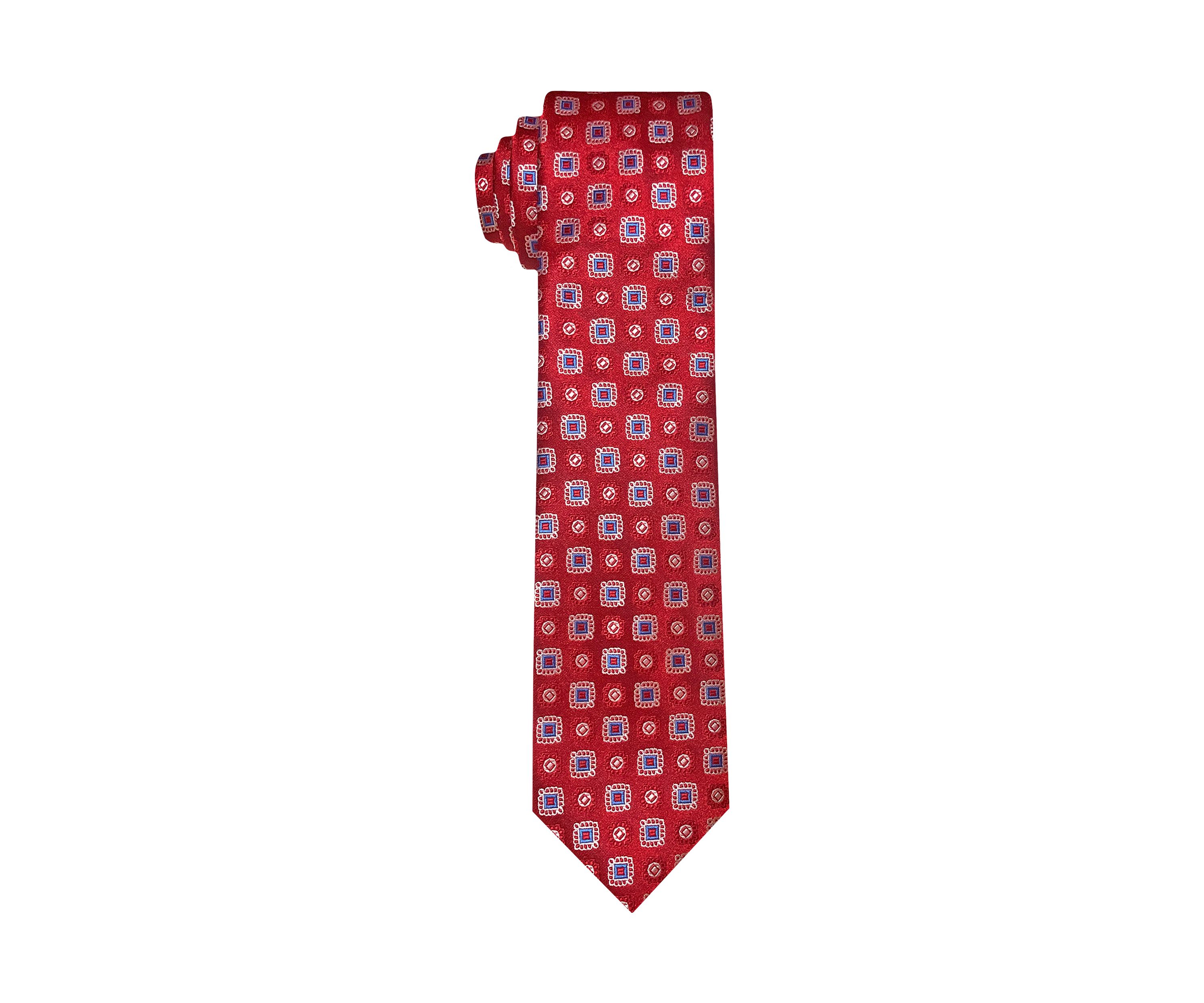 Spaced Foulard Tie
