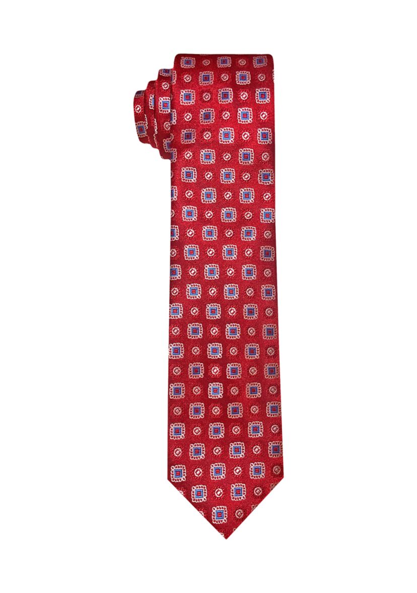 Spaced Foulard Tie