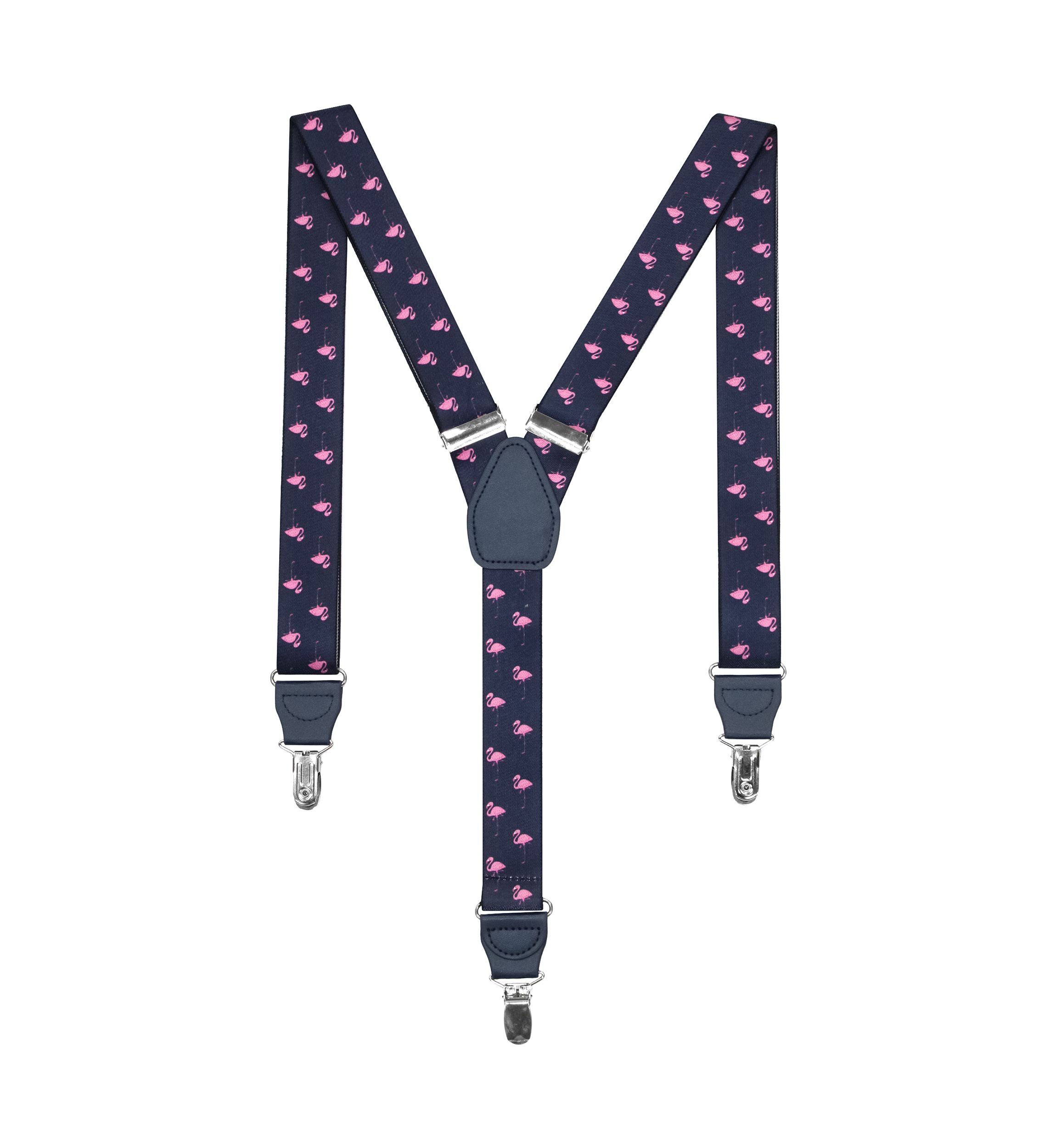 Flamingo Printed Suspenders