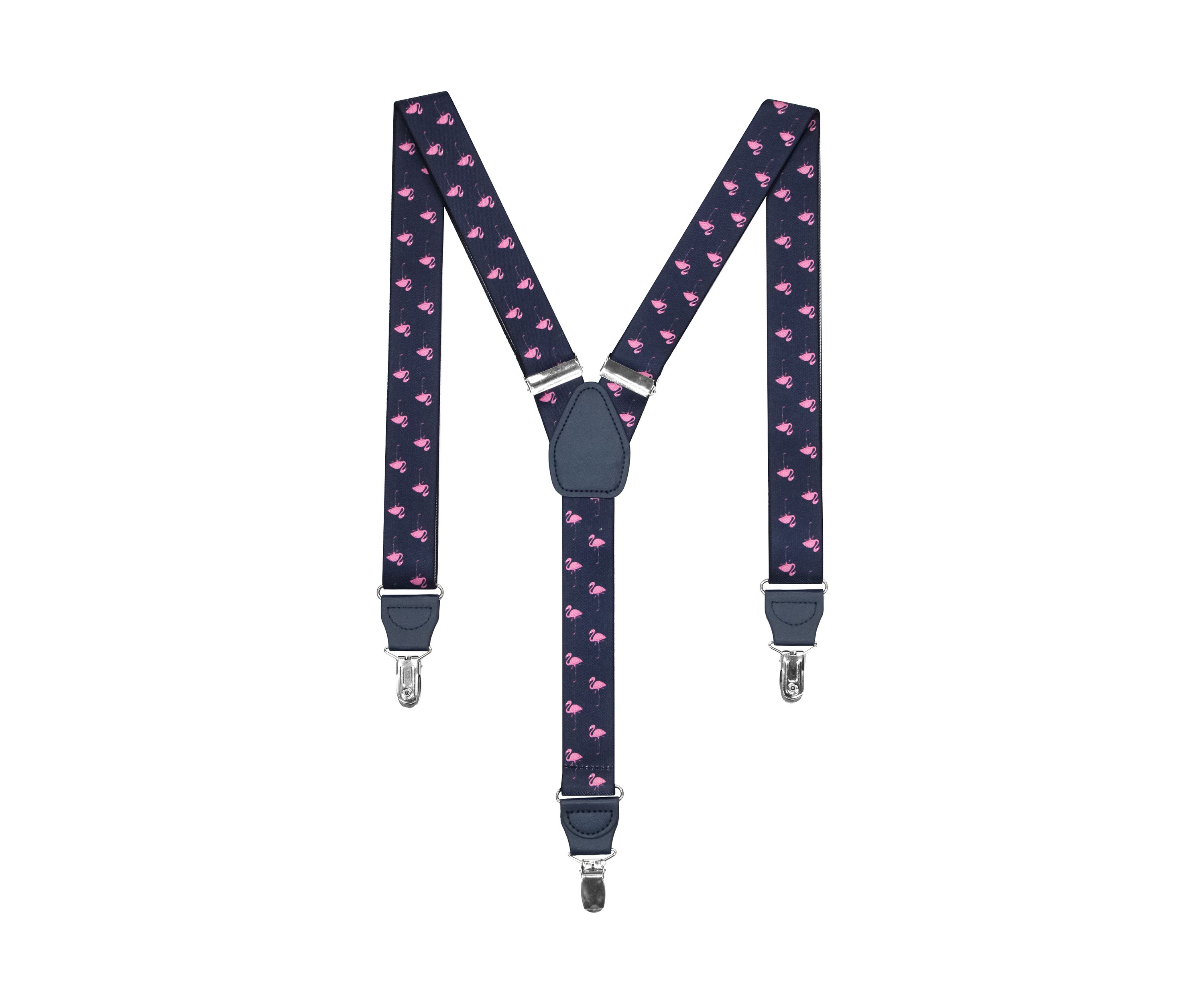 Flamingo Printed Suspenders