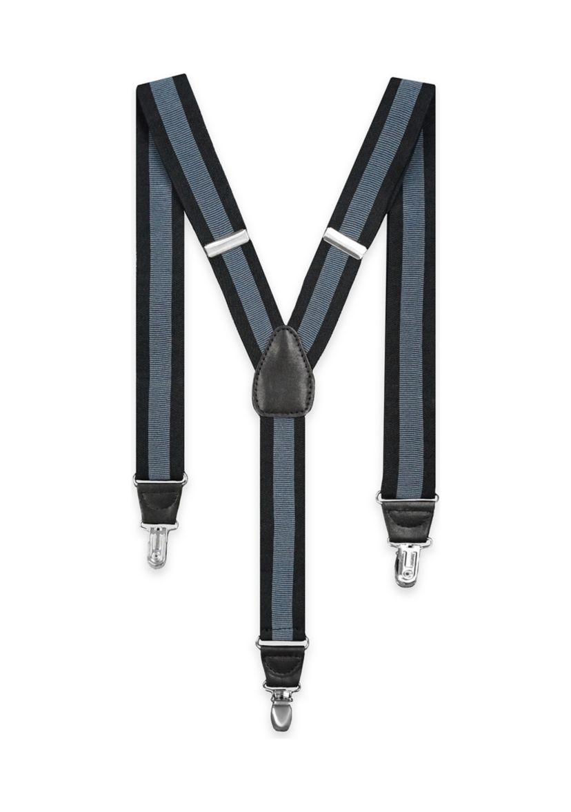 Black Tonal Horizontal Suspenders