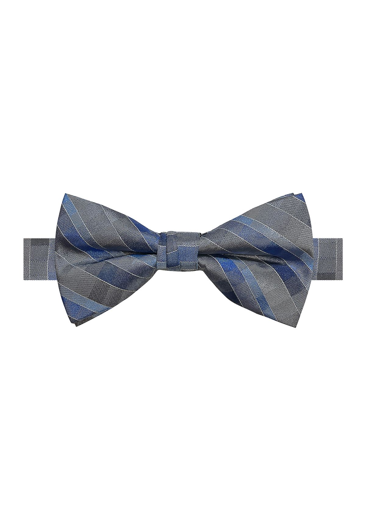 Mens Multi Stripe Printed Bowtie