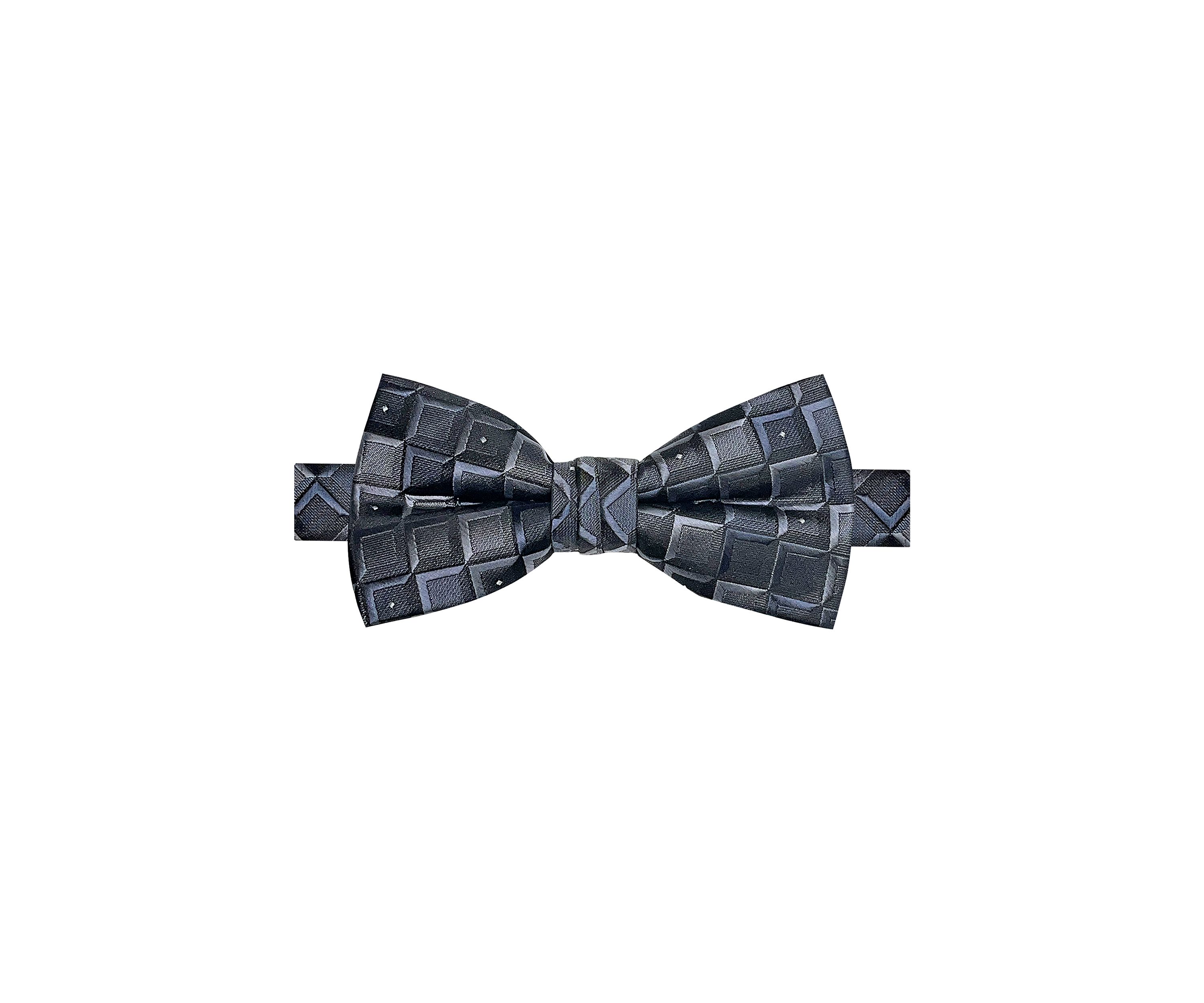 Textured Square Geometric Bowtie 
