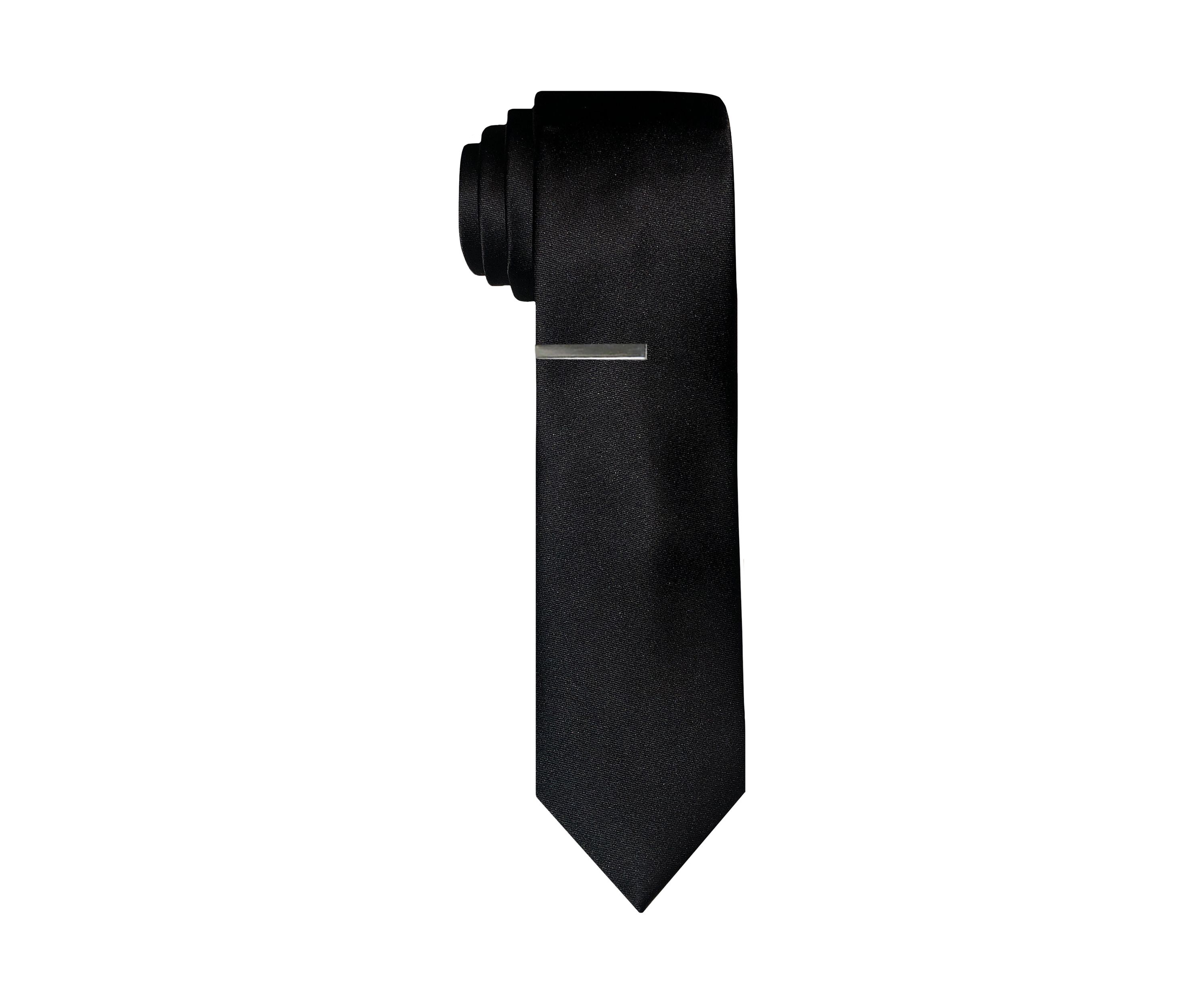 Necktie with Tie Bar 