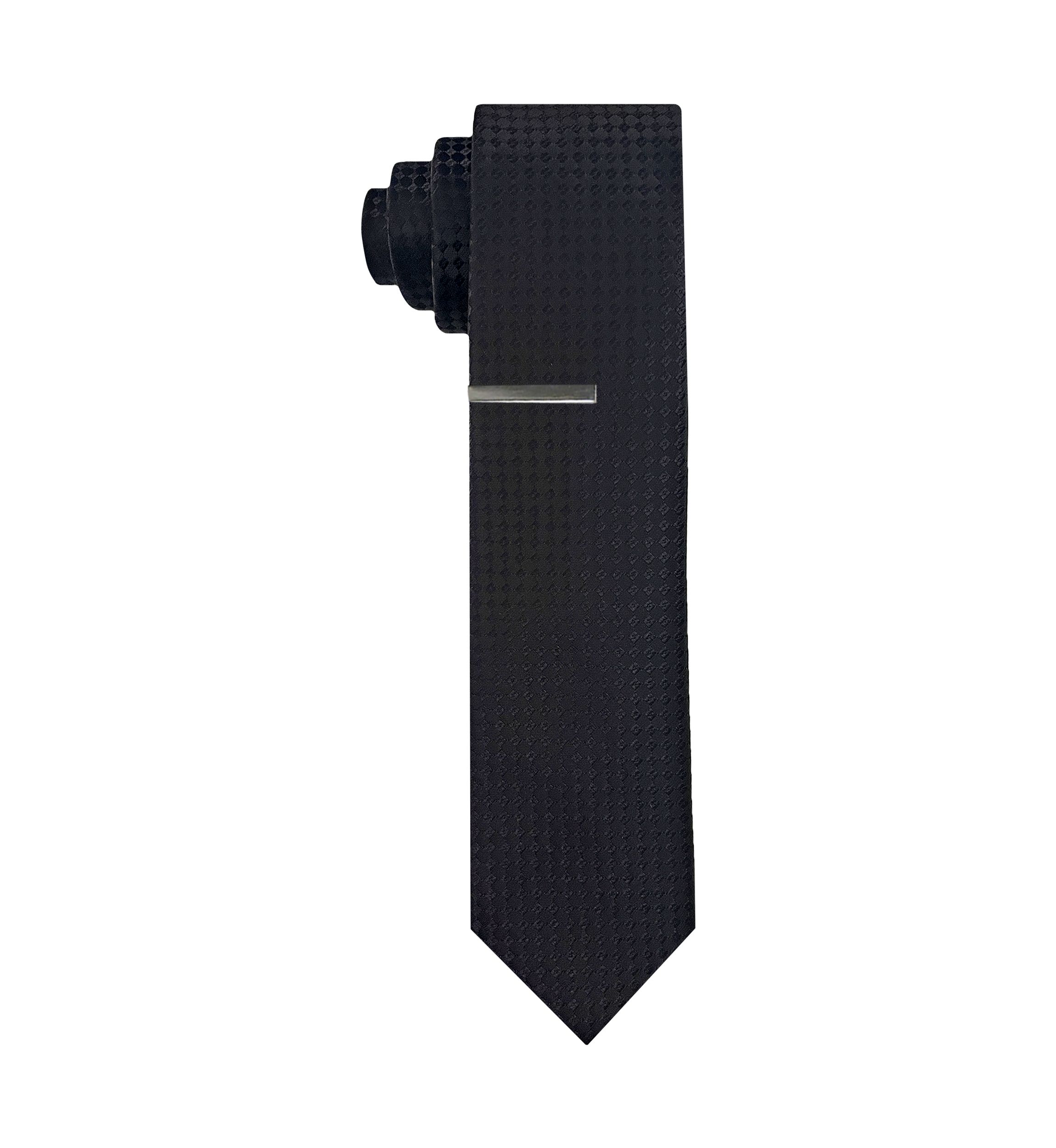 Necktie with Tie Bar 
