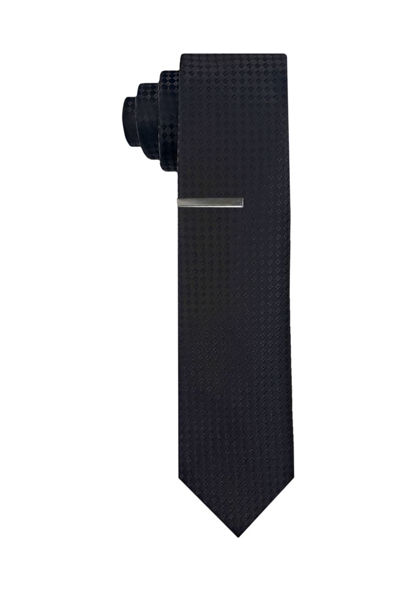 Necktie with Tie Bar 