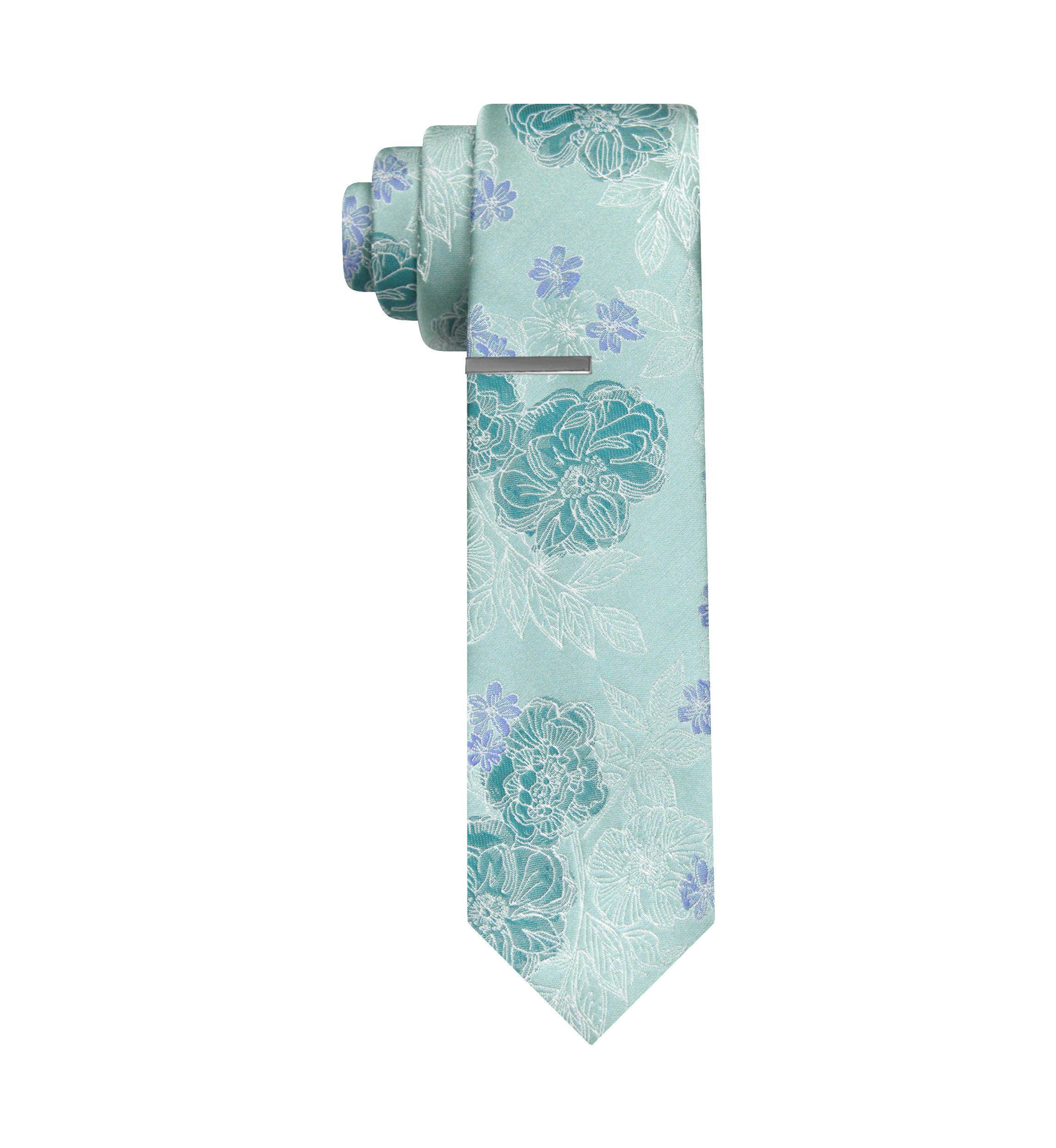 Woven Floral Printed Necktie