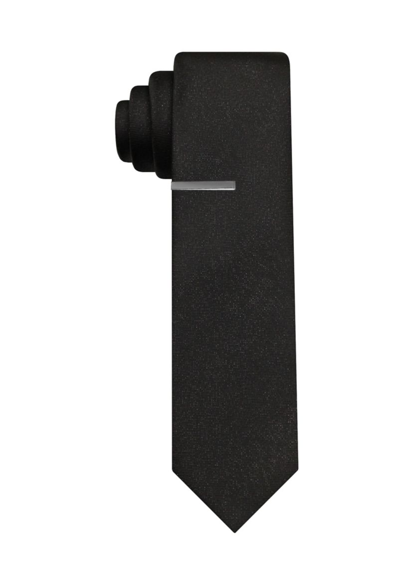 Shimmer Tie Bar Tie 