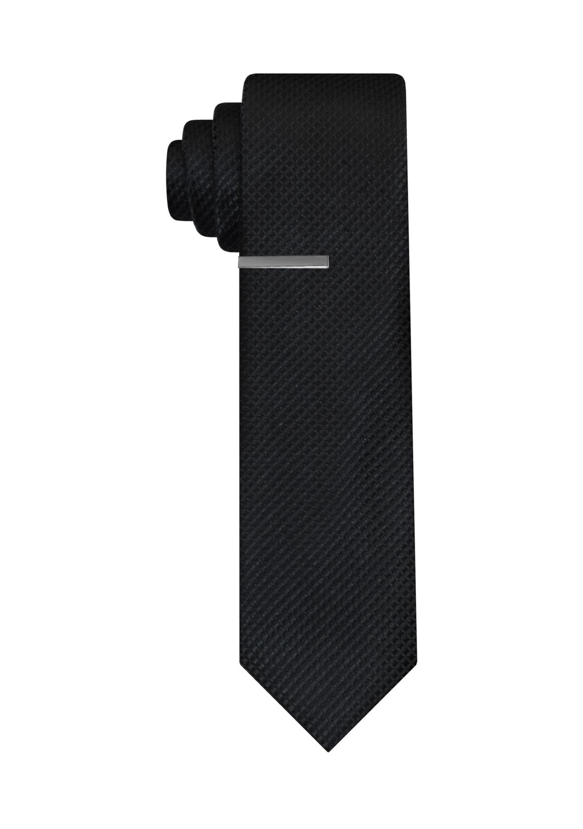 Micro Satin Tie Bar Tie 