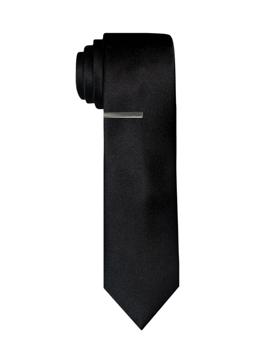 Solid Tie with Bar