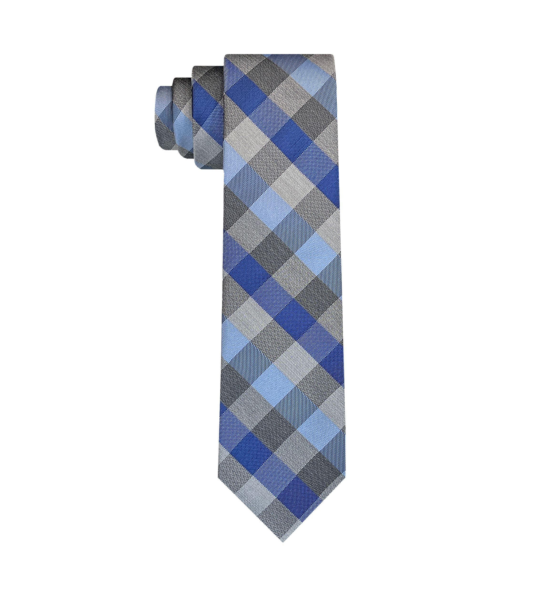 Textured Buffalo Check Tie