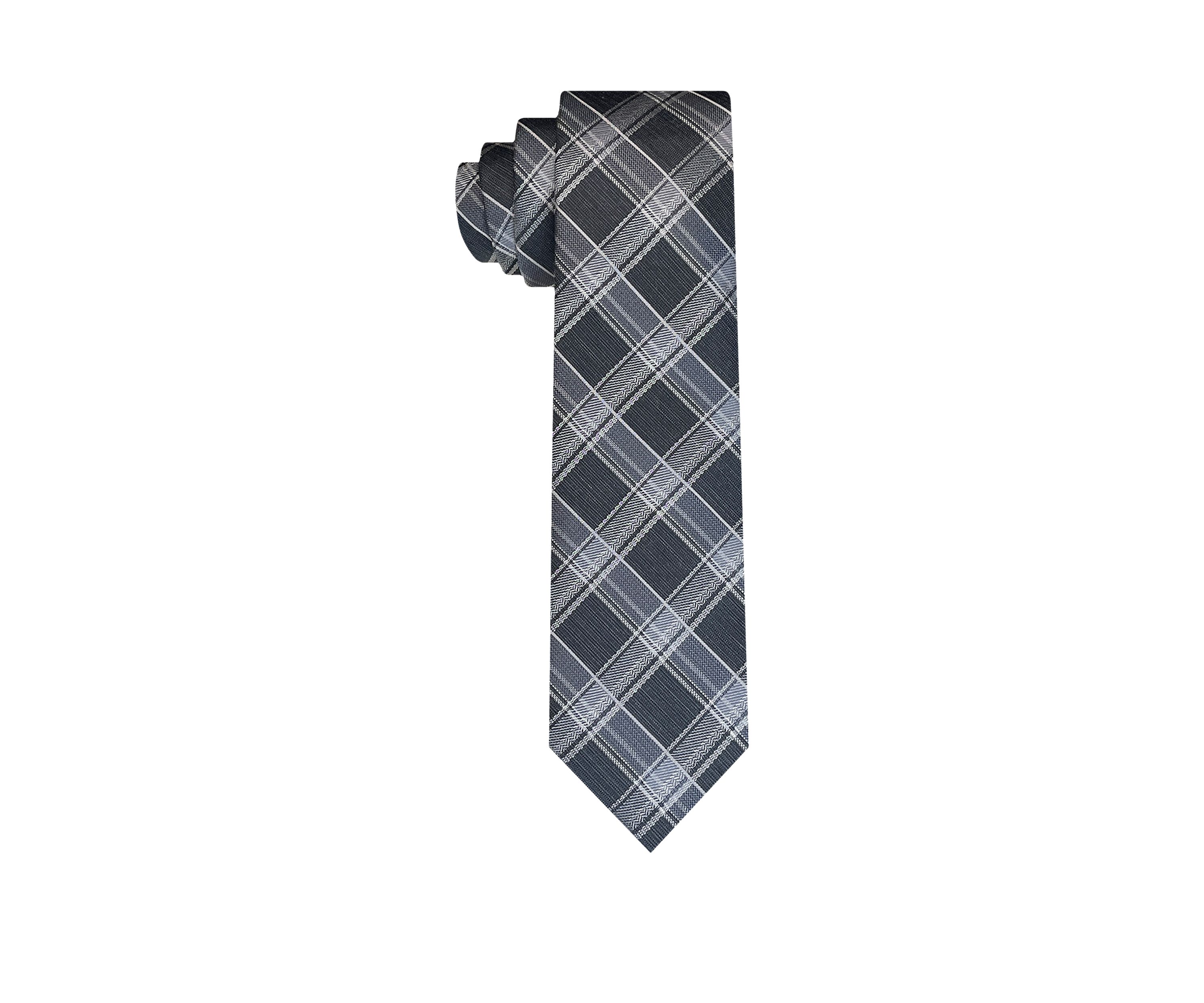 Grid Print Neck Tie 