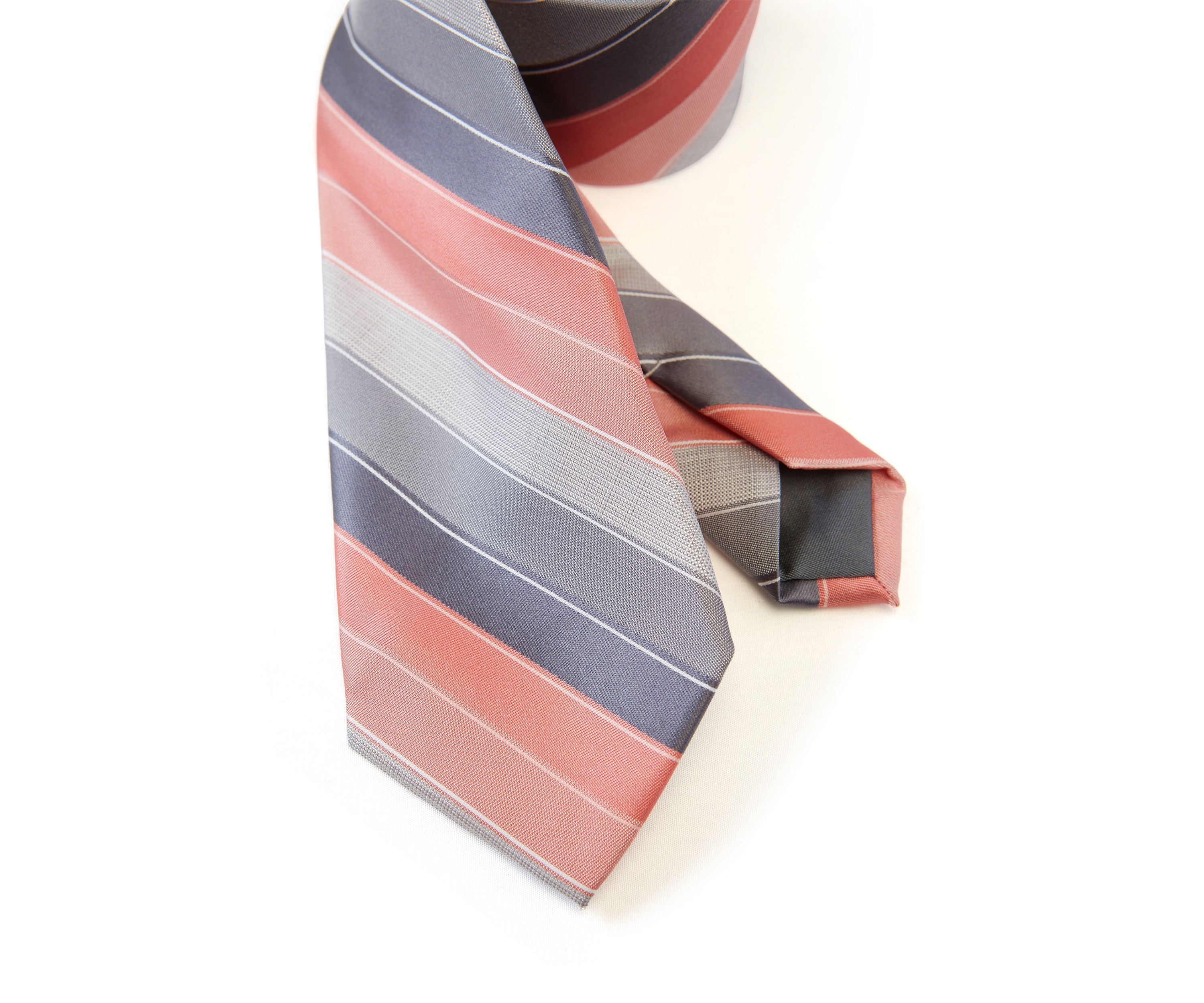 Textured Linen Stripe Tie