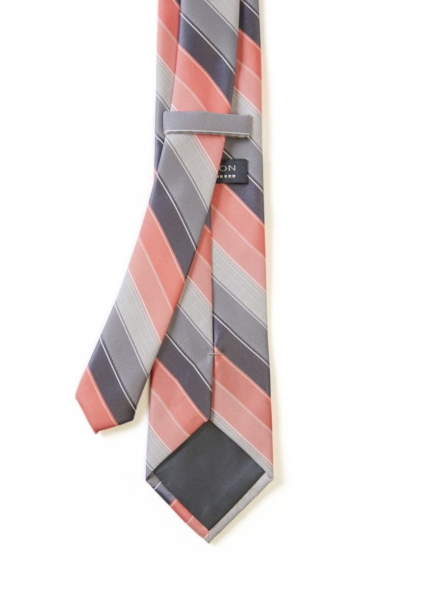 Textured Linen Stripe Tie