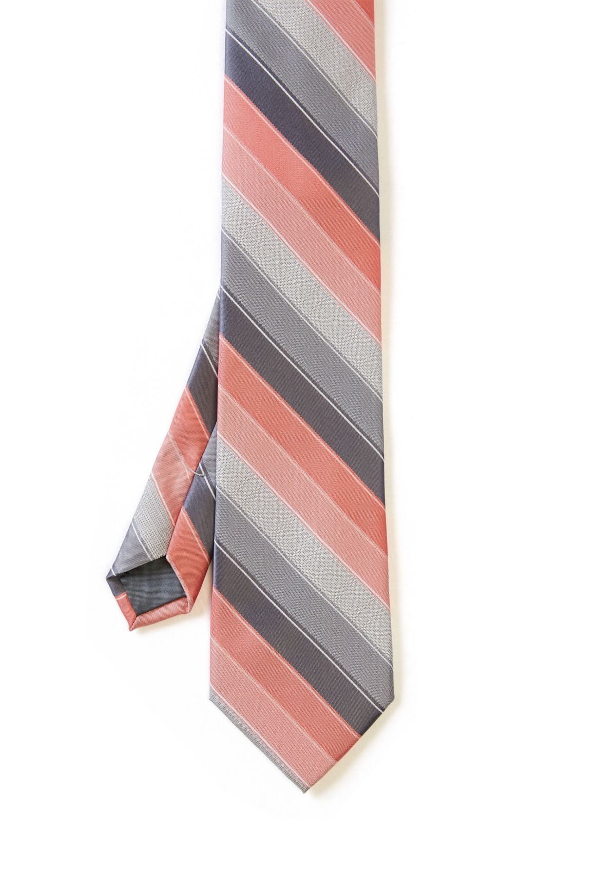 Textured Linen Stripe Tie
