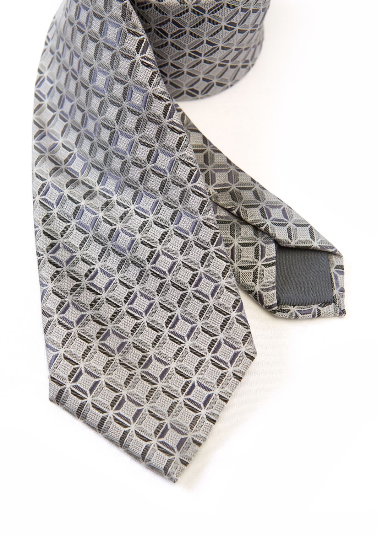 Textured Connecting Geo Printed Tie