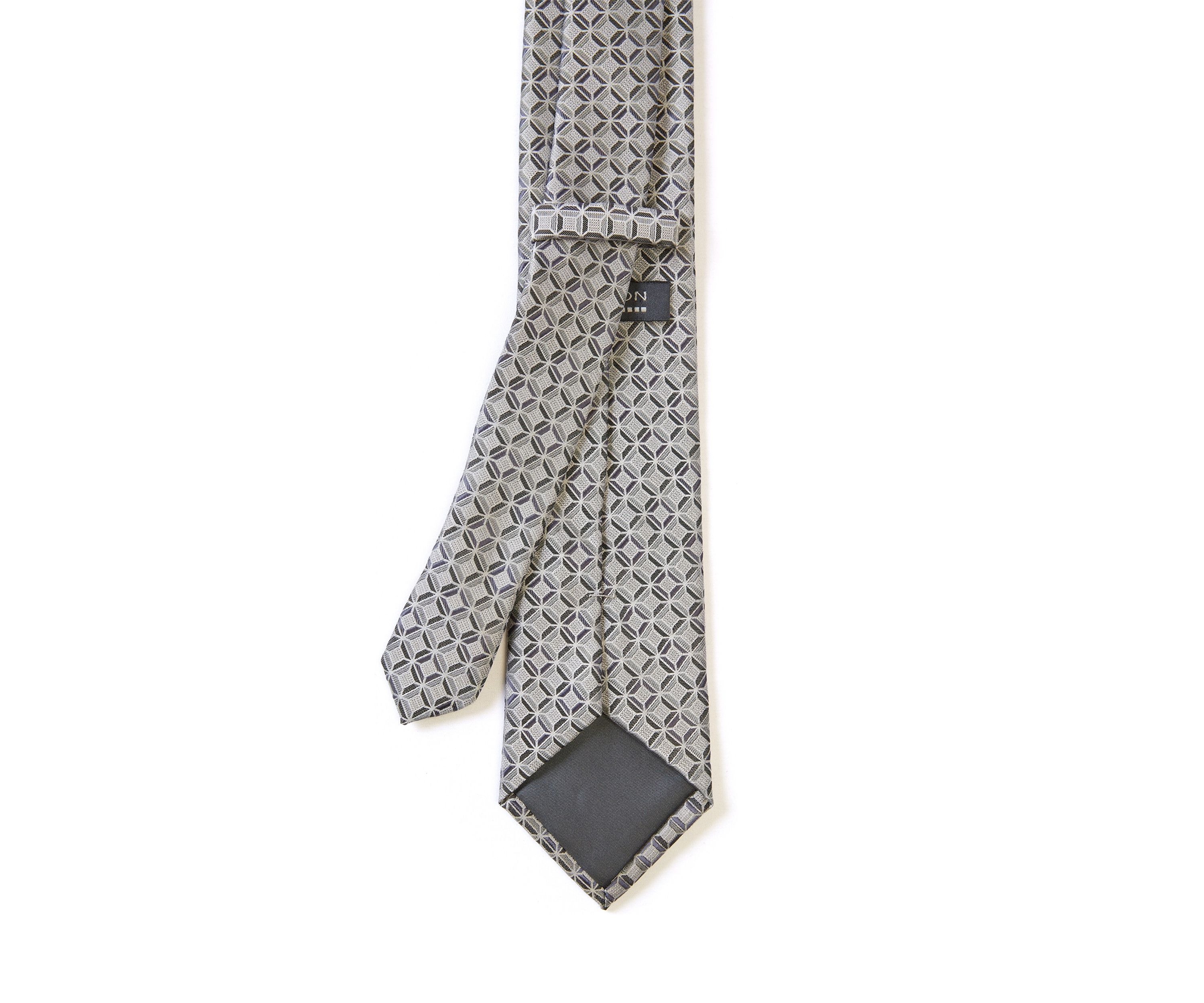 Textured Connecting Geo Printed Tie