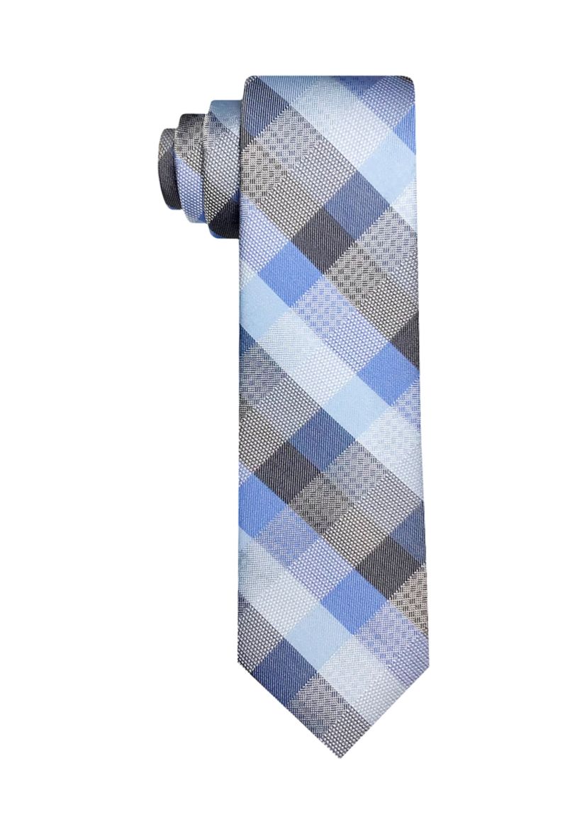 Brick Plaid Tie
