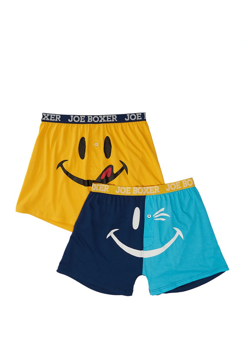Mens Hanging Cotton Boxers - 2 Pack