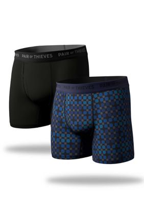 SuperSoft Boxer Briefs 2 Pack Dye Hard - Pair of Thieves