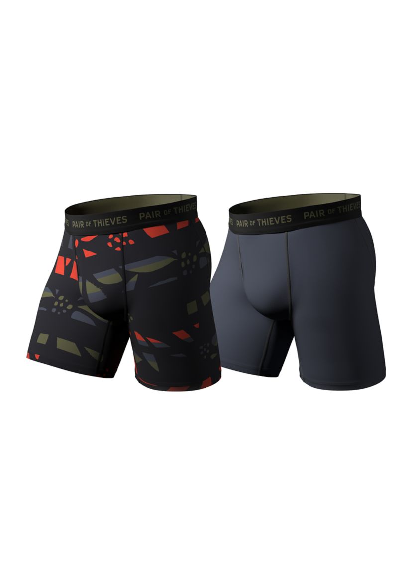 Super Fit 2-Pack Long Boxer Briefs