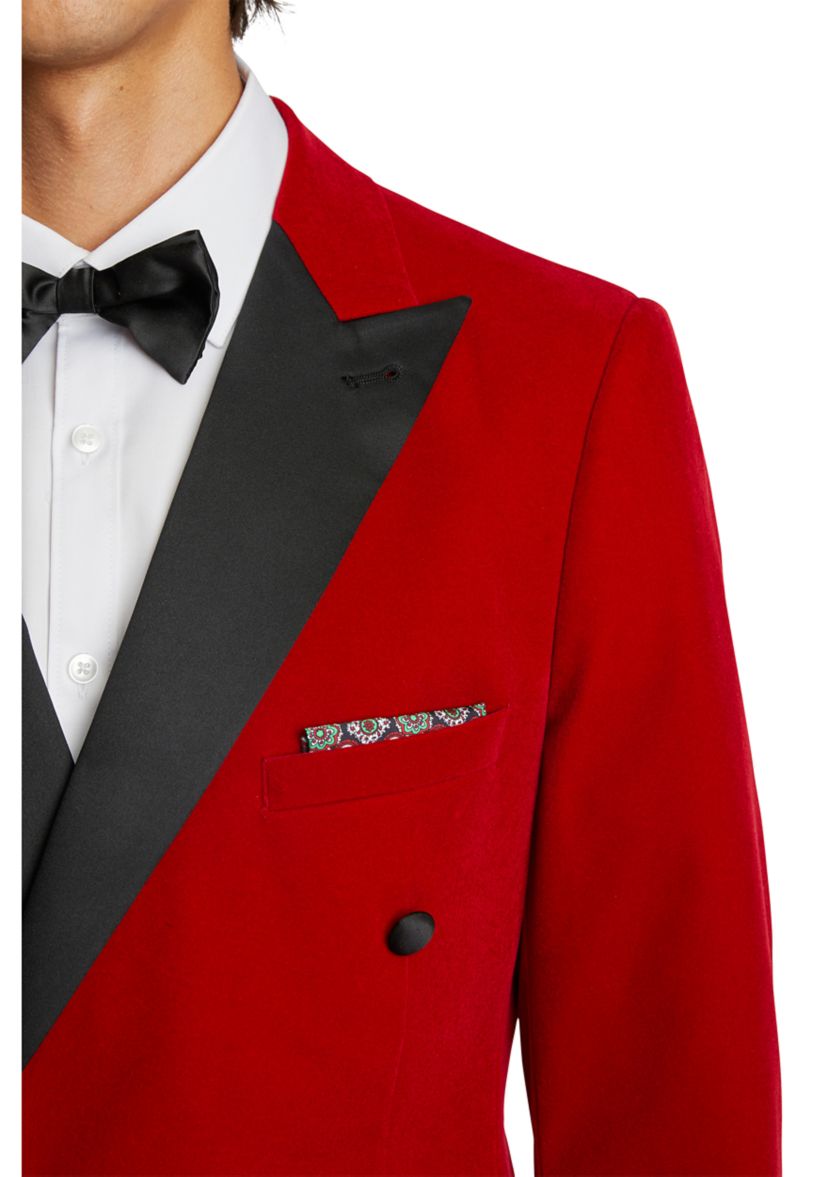 Mens Grosvenor Peak Double Breasted Tux Separate Suit Jacket