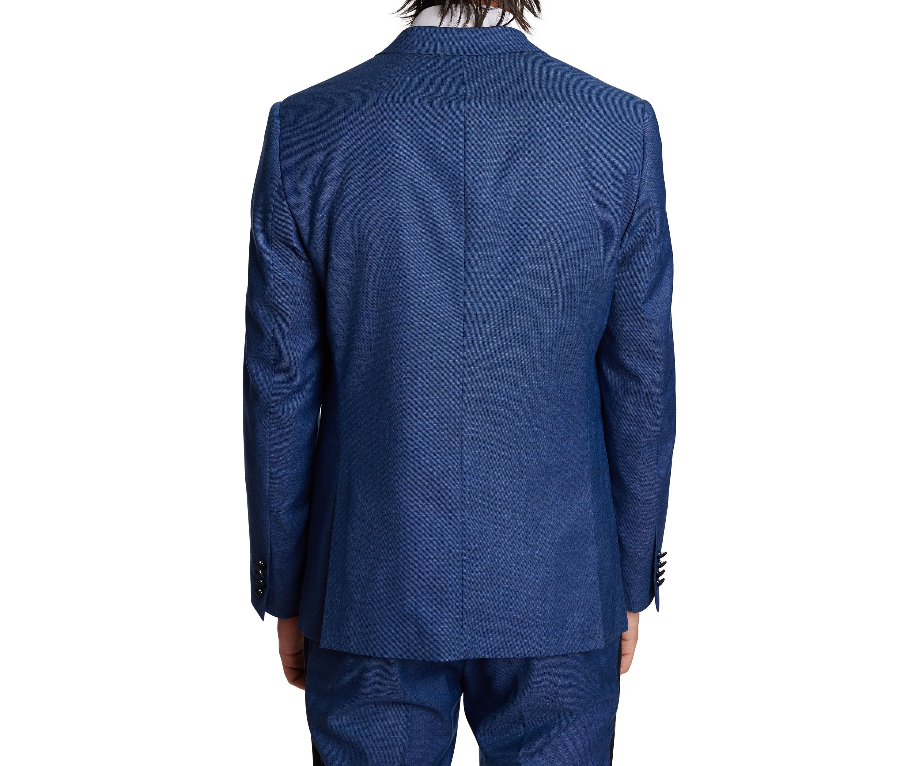 Mens Dark Blue Shark Separate Suit Jacket
