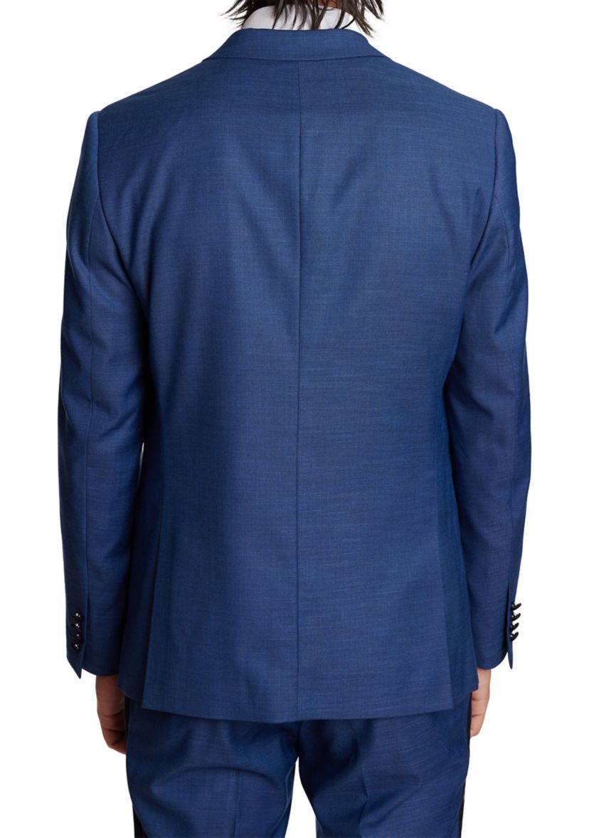 Mens Dark Blue Shark Separate Suit Jacket