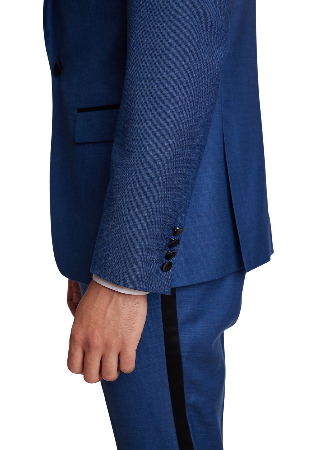 Mens Dark Blue Shark Separate Suit Jacket