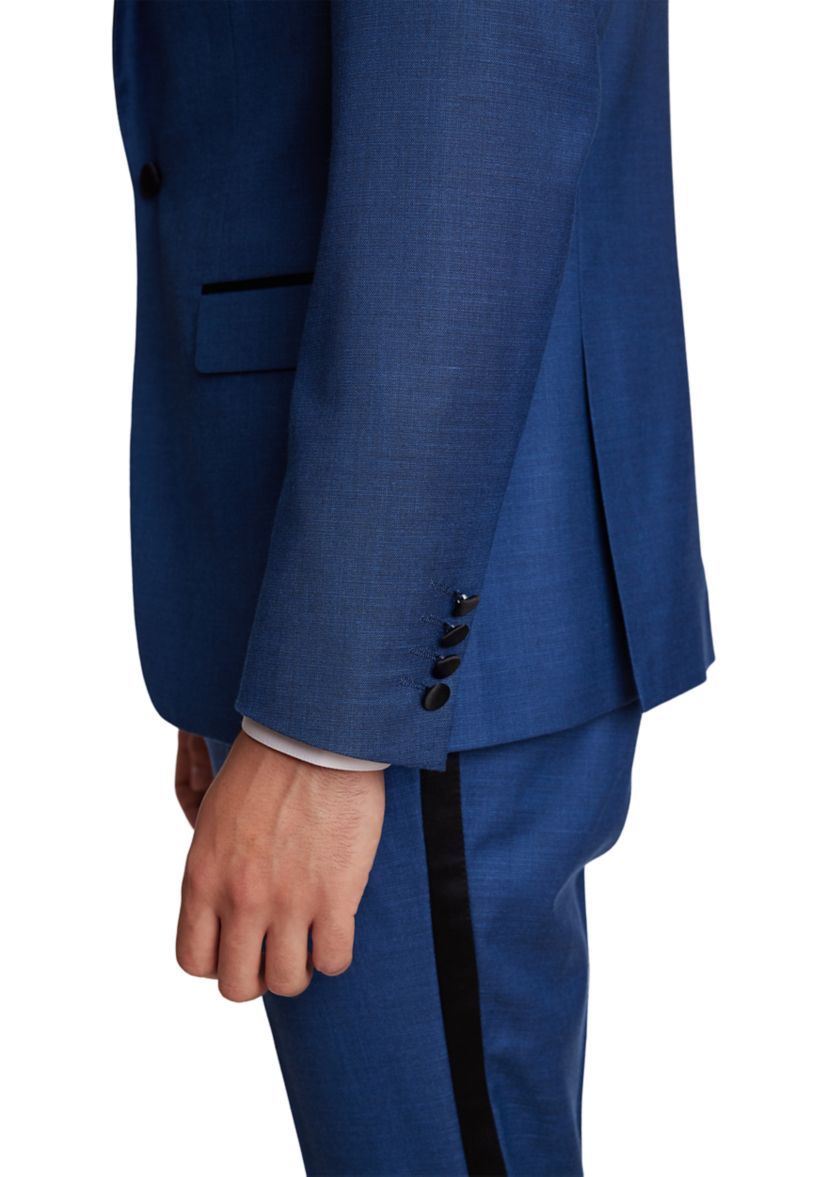 Mens Dark Blue Shark Separate Suit Jacket