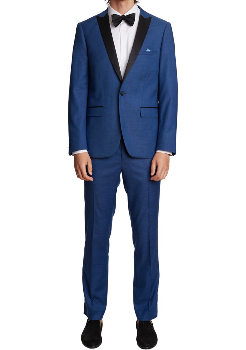 Mens Dark Blue Shark Separate Suit Jacket