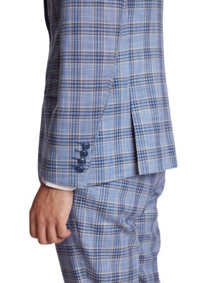 Men's Check Print Sport Coat