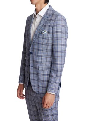 Men's Check Print Sport Coat