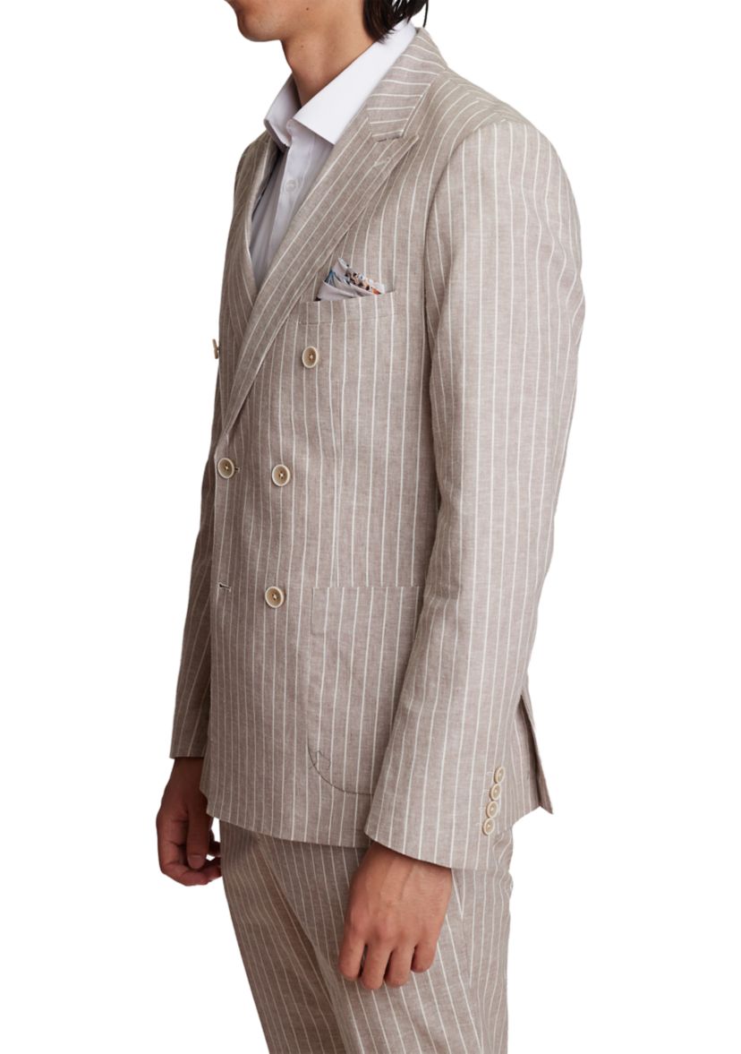 Mens Double Breasted Suit Separate Coat