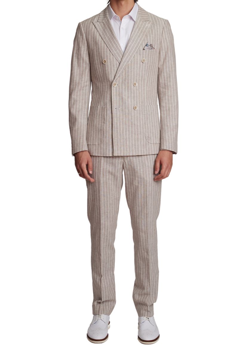 Mens Double Breasted Suit Separate Coat