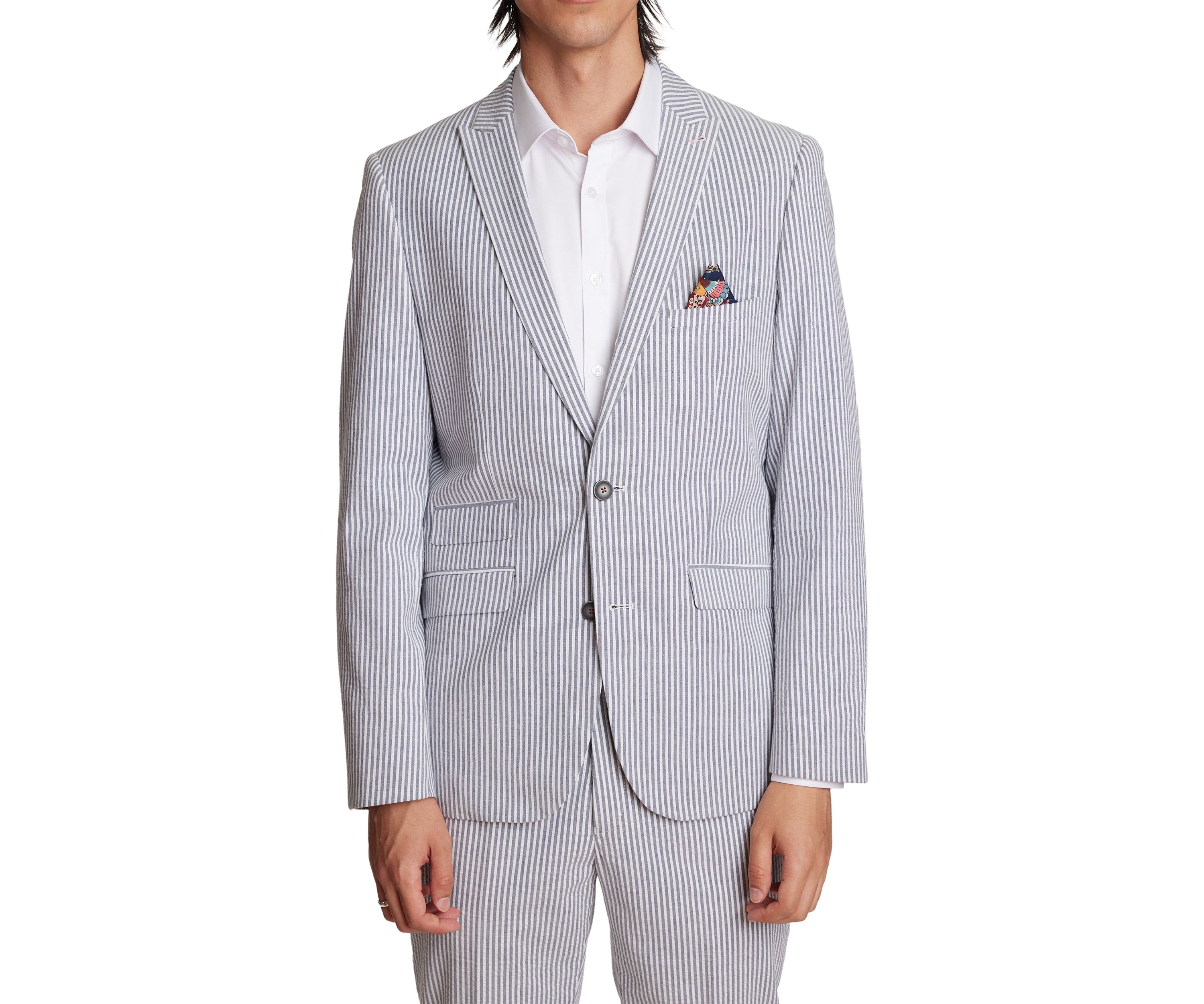 Mens Seersucker Suit Separate Coat