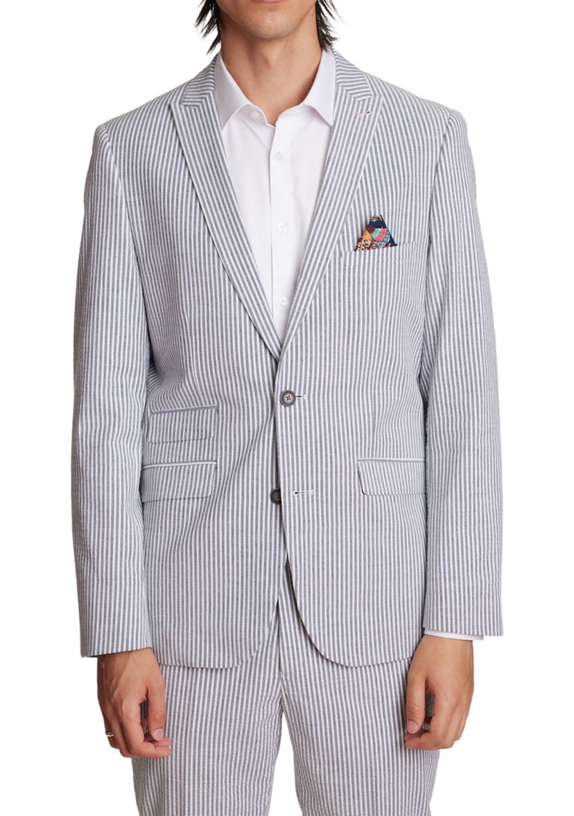 Mens Seersucker Suit Separate Coat
